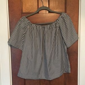 Gingham OTS Top